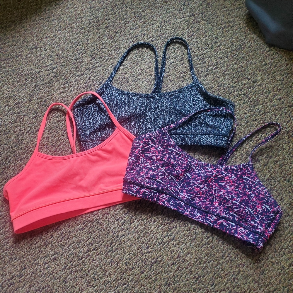 Lululemon flow y sports bras